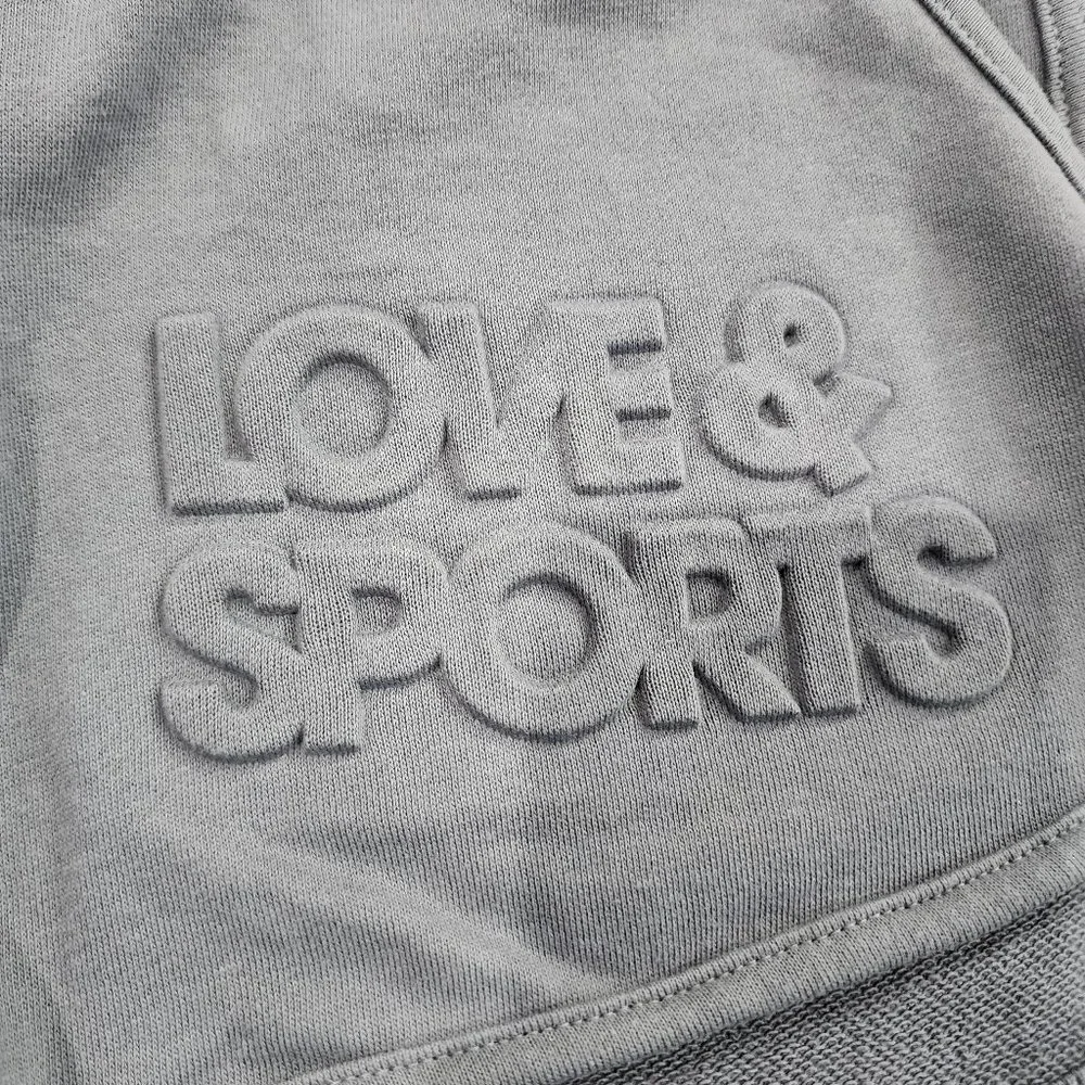 NWT Love & Sports Women's Embossed Logo Lounge Shorts